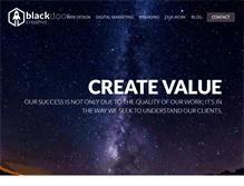 Tablet Screenshot of blackdoorcreative.com